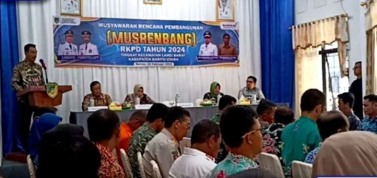 Wabup Barut Buka Musrenbang RKPD di Kecamatan Lahei Barat