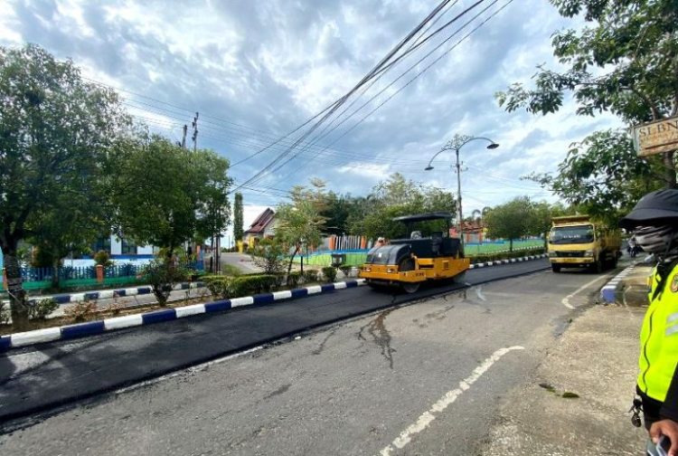 Sejumlah Ruas Jalan Dalam Kota Muara Teweh Akan di Overlay