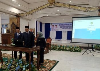Bupati Barut Launching Aplikasi E-Kinerja