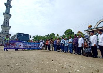 Wabup Sugianto Lepas Keberangkatan Wisata Belanja 399 Anak Yatim Piatu