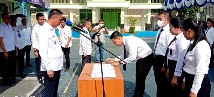 Sebanyak 124 PPPK Tenaga Kesahatan di Barut Terima SK