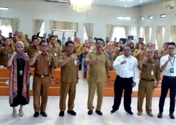 Wabup Barut Buka Bimtek Penilaian Mandiri Maturalis SPIP Terintegrasi