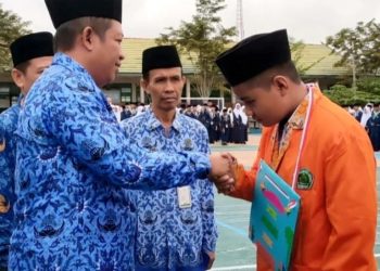 Sebanyak 319 Siswa Siswi Baru di MTsN Barito Utara Laksanakan MATSAMA
