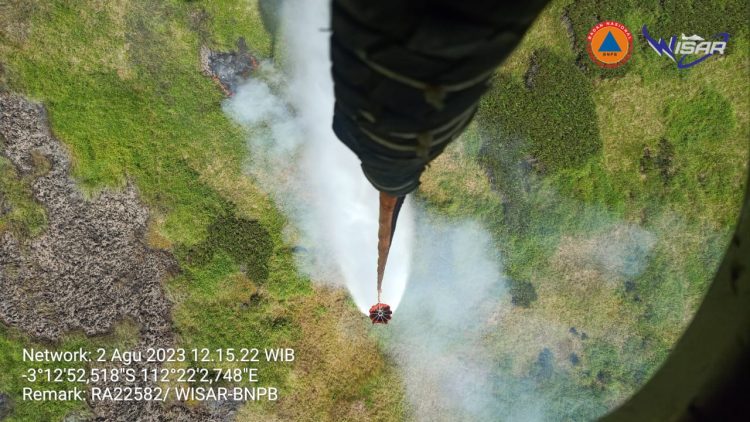 Berkat Koneksi Satgas Yang Baik, Karhutla di Tanjung Rangas Berhasil Teratasi
