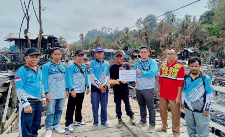 Kec Lahei Barat Salurkan Bantuan Bagi Korban Kebakaran di Desa Desa Luwe Hulu