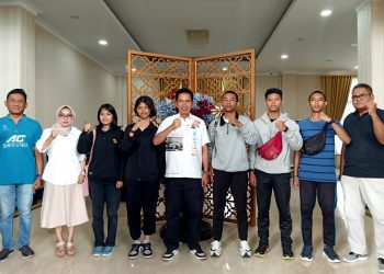 Nadalsyah Lepas 6 Atlet Barut Yang Akan Ikuti Popnas Ke XVI 2023