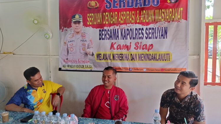 Ketua DPRD Seruyan Ngobrol Santai Bareng Polres Seruyan Terkait Situasi Politik
