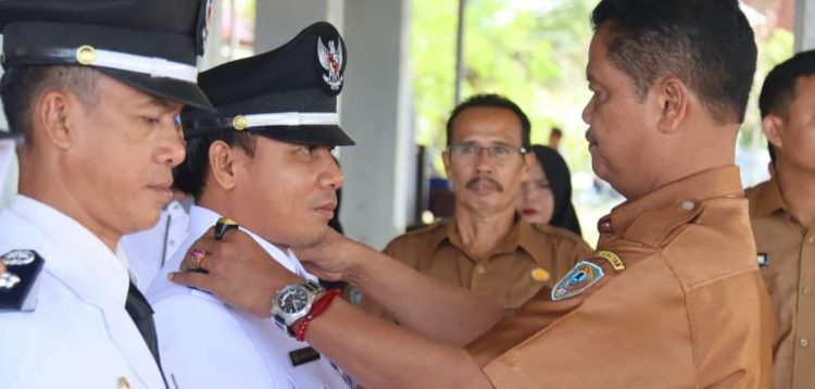 Bupati Seruyan Delegasikan Sekda Lantik 7 Pj Kades dan 3 PAW BPD