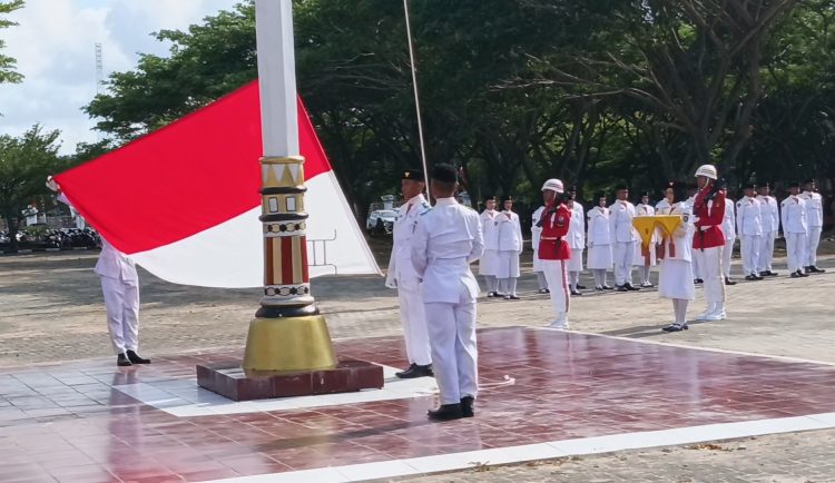 Upacara HUT Kemerdekaan RI Ke 78 Kabupaten Seruyan lancar dan Khidmat