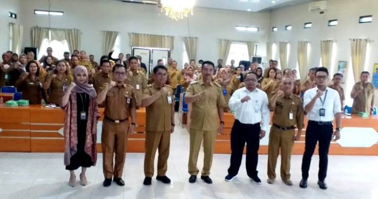 Inspektur Barut Gelar Bimtek Penilaian Mandiri Maturalis SPIP Terintegrasi