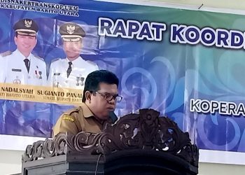 Disnakertranskop UKM Barut Gelar Rakor Pemberdayaan Koperasi dan UMKM 