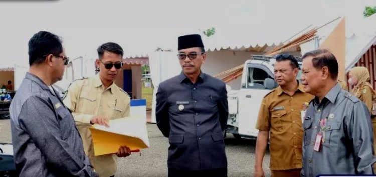 Wabup Barut Tinjau Progres Persiapan Batara Expo 2023