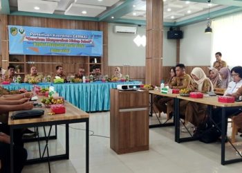 Dinkes Barut Gelar Pertemuan Koordinasi Germas Tingkat Kabupaten