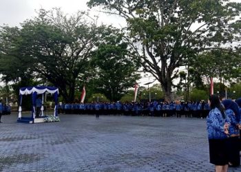 Apel Gabungan Merupakan Rutinitas Guna Tingkatkan Etos Kerja dan Disiplin ASN