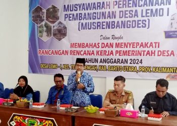 Tetapkan RKP, Pemdes Lemo I Gelar Musrenbangdes