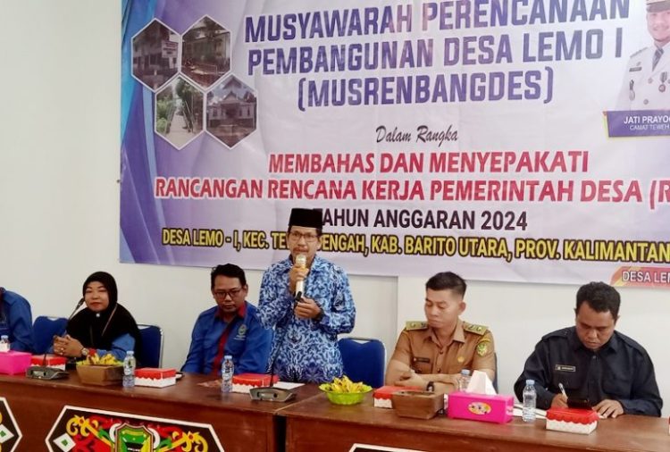 Tetapkan RKP, Pemdes Lemo I Gelar Musrenbangdes