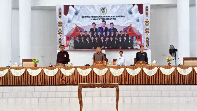 DPRD Seruyan Gelar Paripurna Penyampaian Pidato Pengantar Bupati Tentang Raperda Perubahan APBD 2023
