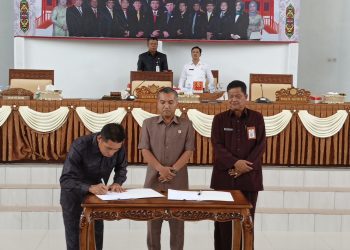 DPRD Seruyan Sampaikan Laporan Hasil Pembahasan KUPA-PPAS APBD 2023