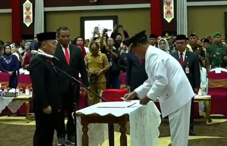 Djainuddin Noor Resmi Dilantik Jadi Pj Bupati Seruyan