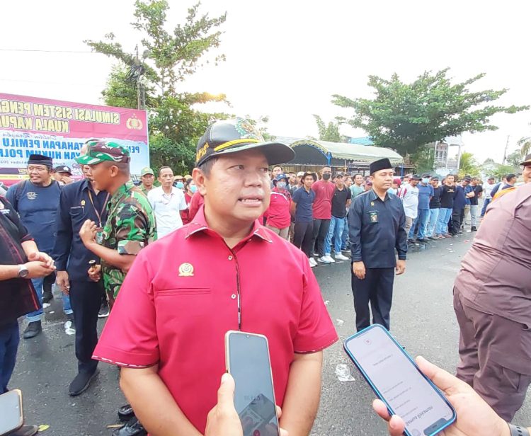 DPRD Kapuas Dukung Simulasi Sispamkota Polres Kapuas 