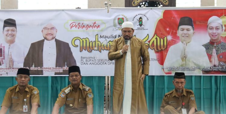 Pemkab Seruyan Undang Penceramah Guru H Ahmad Supian Al Banjari Pada Siraman Rohani ASN