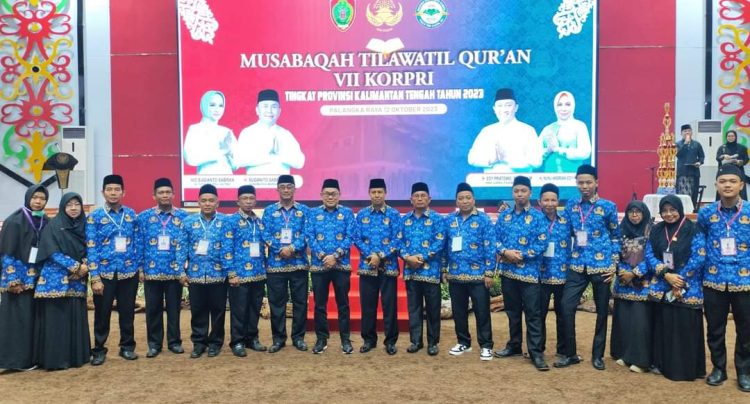 Asisten I Sekda Seruyan Hadiri Penutupan MTQ VII Korpri Tingkat Kalteng