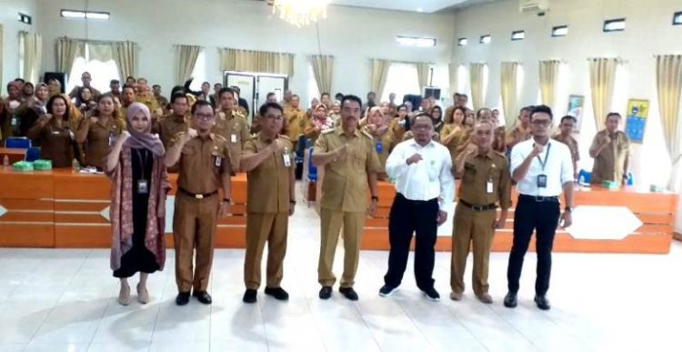 Inspektur Barut Gelar Bimtek Penilaian Mandiri Maturalis SPIP Terintegrasi