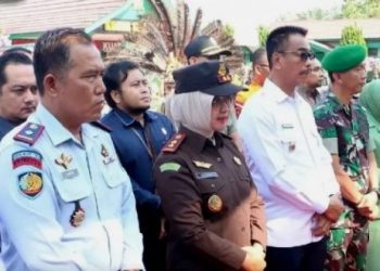 Wabup Barut Sambut Dandim 1013 Muara Teweh