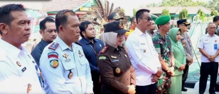 Wabup Barut Sambut Dandim 1013 Muara Teweh