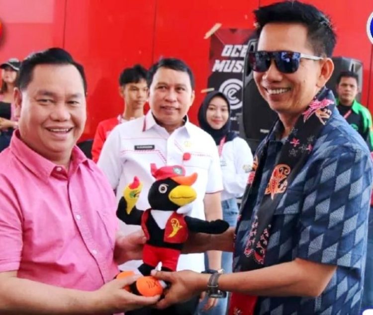 Bupati dan Kontingen Barut Dapat Sambutan Hangat Dari Bupati Kotim