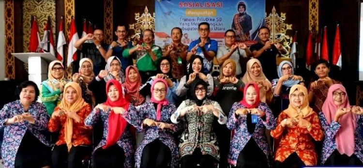 Bunda PAUD Barut Buka Sosialisasi Penguatan Transisi PAUD ke SD yang Menyenangkan