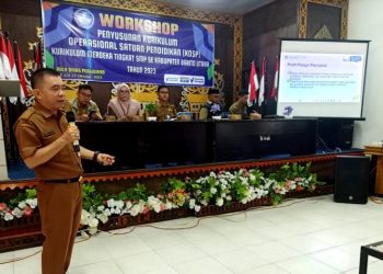 Disdik Barut Gelar Workshop Penyusunan KSOP Jenjang SMP
