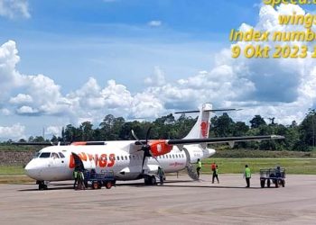 Penerbangan Wings Air Rute Banjarmasin-Muara Teweh Kembali Dibuka