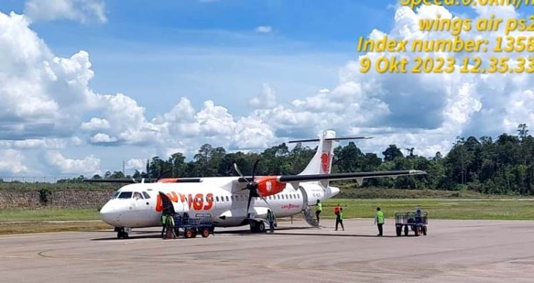 Penerbangan Wings Air Rute Banjarmasin-Muara Teweh Kembali Dibuka