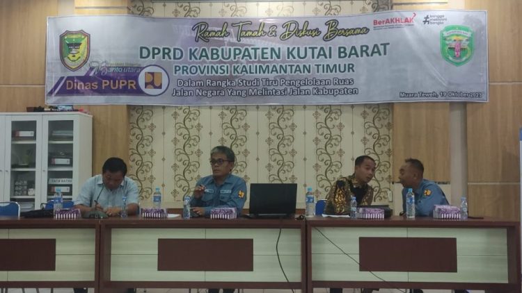 Dinas PUPR Barut Terima Kunker DPRD Kutai Barat