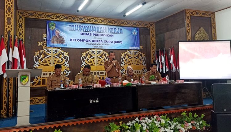 Aktifkan KKG, Disdik Barut Adakan Musyawarah Kerja