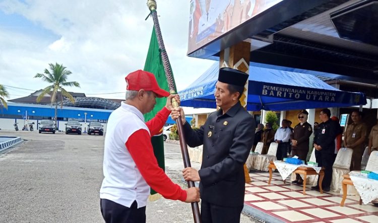 Pj Bupati Barut Lepas Peserta HSP Ke 95 dan IBAB Tingkat Kalteng