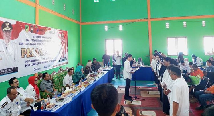 Pokdarwis Dua Desa di Kecamatan Lahei Barat Dikukuhkan, ini Harapan Pj Bupati