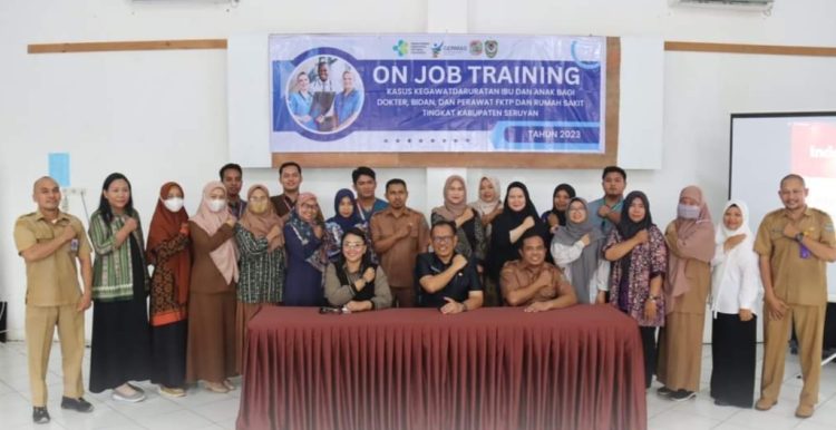 Pj Sekda Seruyan Buka On Job Training Kasus Kegawatdaruratan Ibu dan Anak