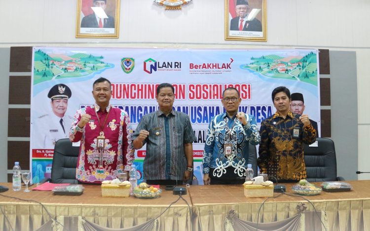 Apresiasi Launching Paku Bumdes dan Sosialisasi Pengembangan Bumdes Digitalisasi