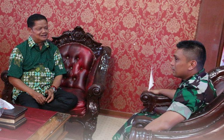 Pj Bupati Seruyan Sambut Kunjungan Dandim 1015 Sampit