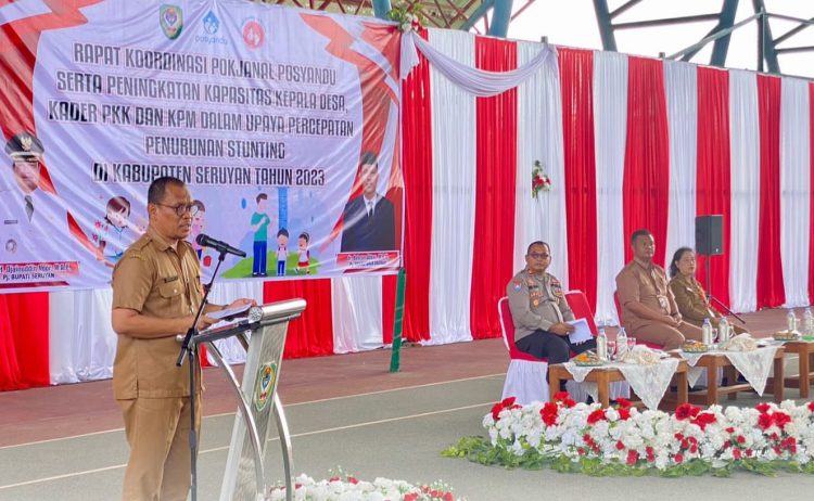 Pj Sekda Seruyan Buka Rakor Pokjanal Posyandu Tingkat Kabupaten Seruyan