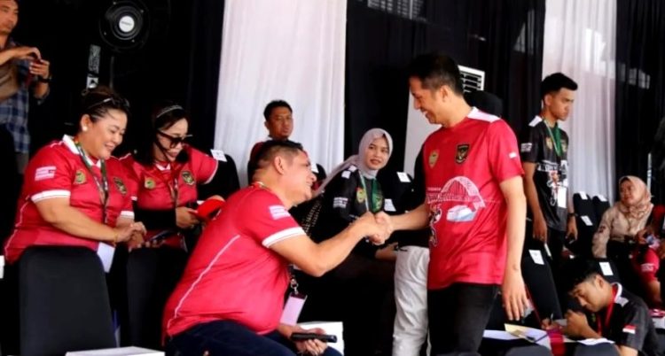 Pj Bupati Barut Hadiri Pembukaan UCI Mountain Bike Eliminator World Championships 2023