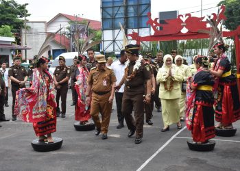 Pj Bupati Kapuas Sambut Kedatangan Kajati Kalteng