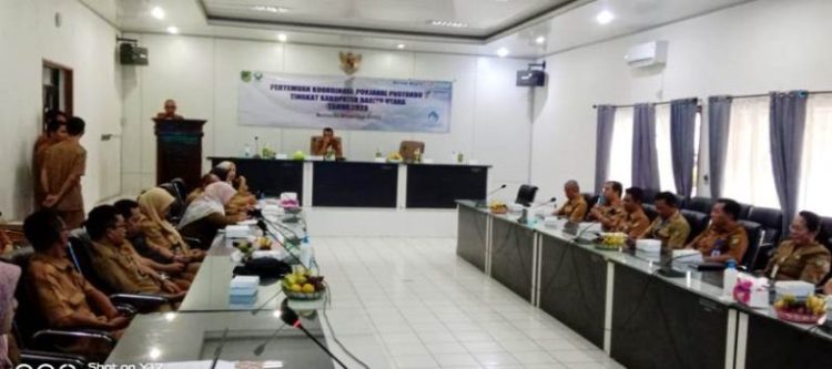 Dinkes Barut Gelar Pertemuan Pokjanal Posyandu Tingkat Kabupaten