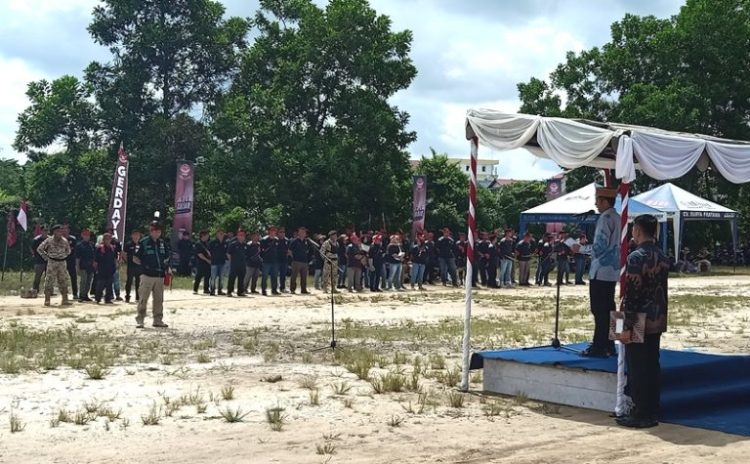 Pj Bupati Barut Pimpin Apel Akbar Kebulatan Tekad GPDI