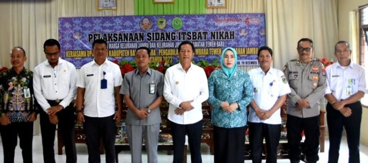 Pj Bupati Hadiri Sidang Itsbat Nikah DPK Korpri kerjasama dengan PA Muara Teweh