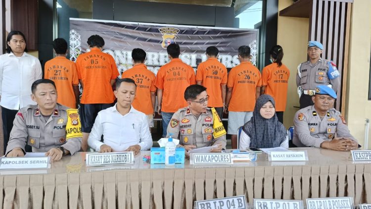 Polres Seruyan Tangkap 7 Pelaku Dari 6 Kasus