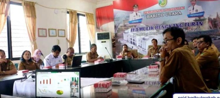 Pj Bupati Barut kuti Rakor Pengendalian Inflasi