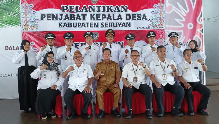 Pj Bupati Seruyan Lantik 7 Pj Kades dan 2 Anggota BPD, ini Nama-namanya